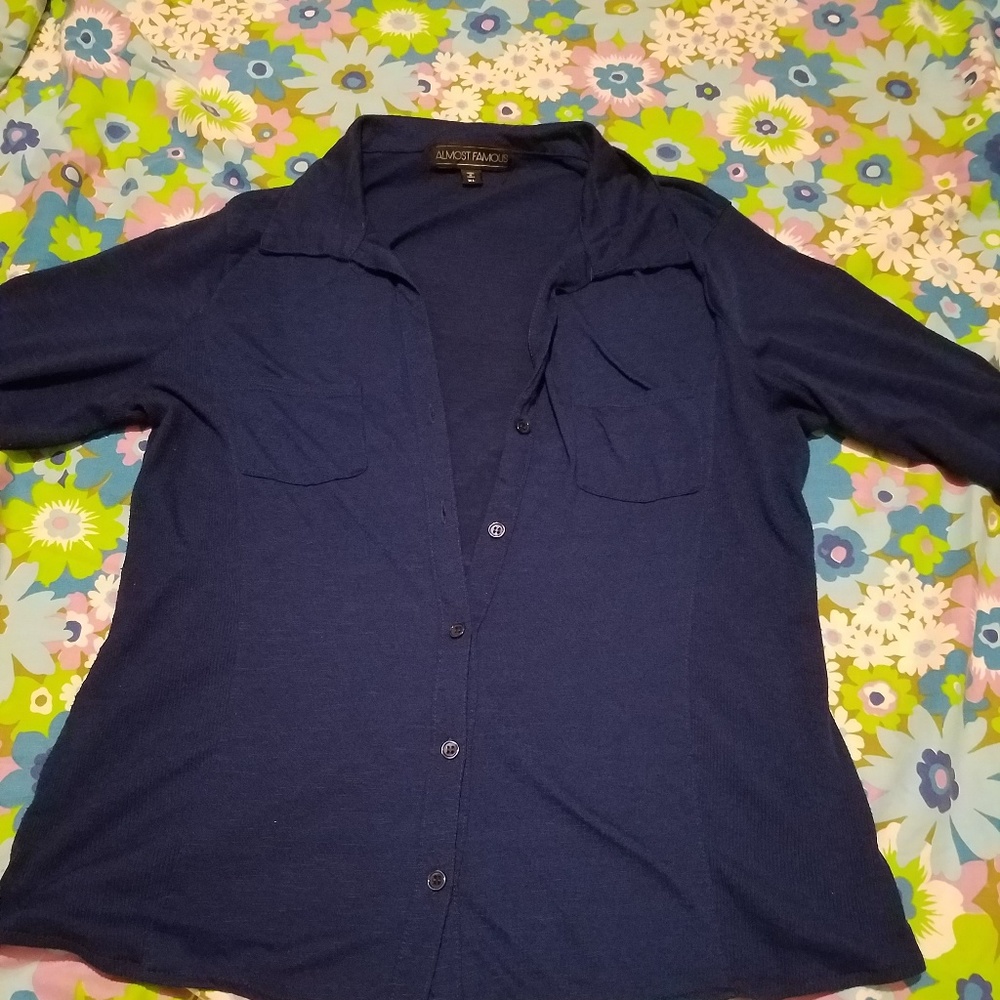 Button down casual blouse